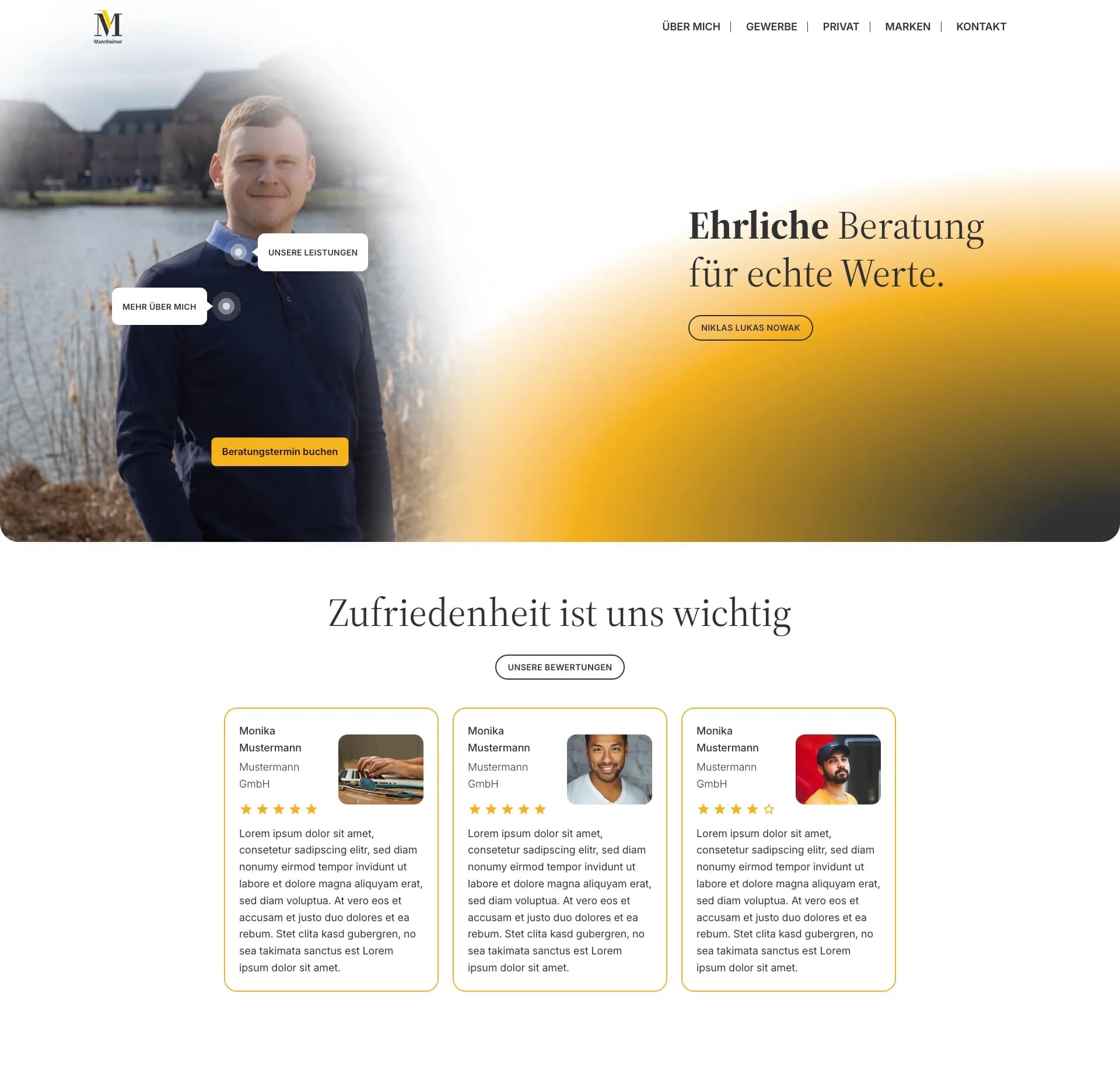 Mannheimer Versicherung - Niklas Lukas Nowak Preview